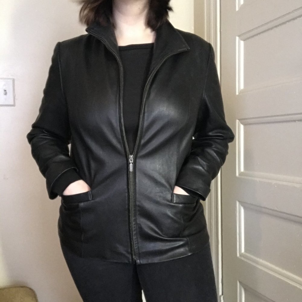 JLC NEW YORK Leather jacket